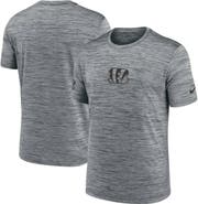 Nike Men's Nike Gray Cincinnati Bengals Sideline Velocity Performance T-Shirt