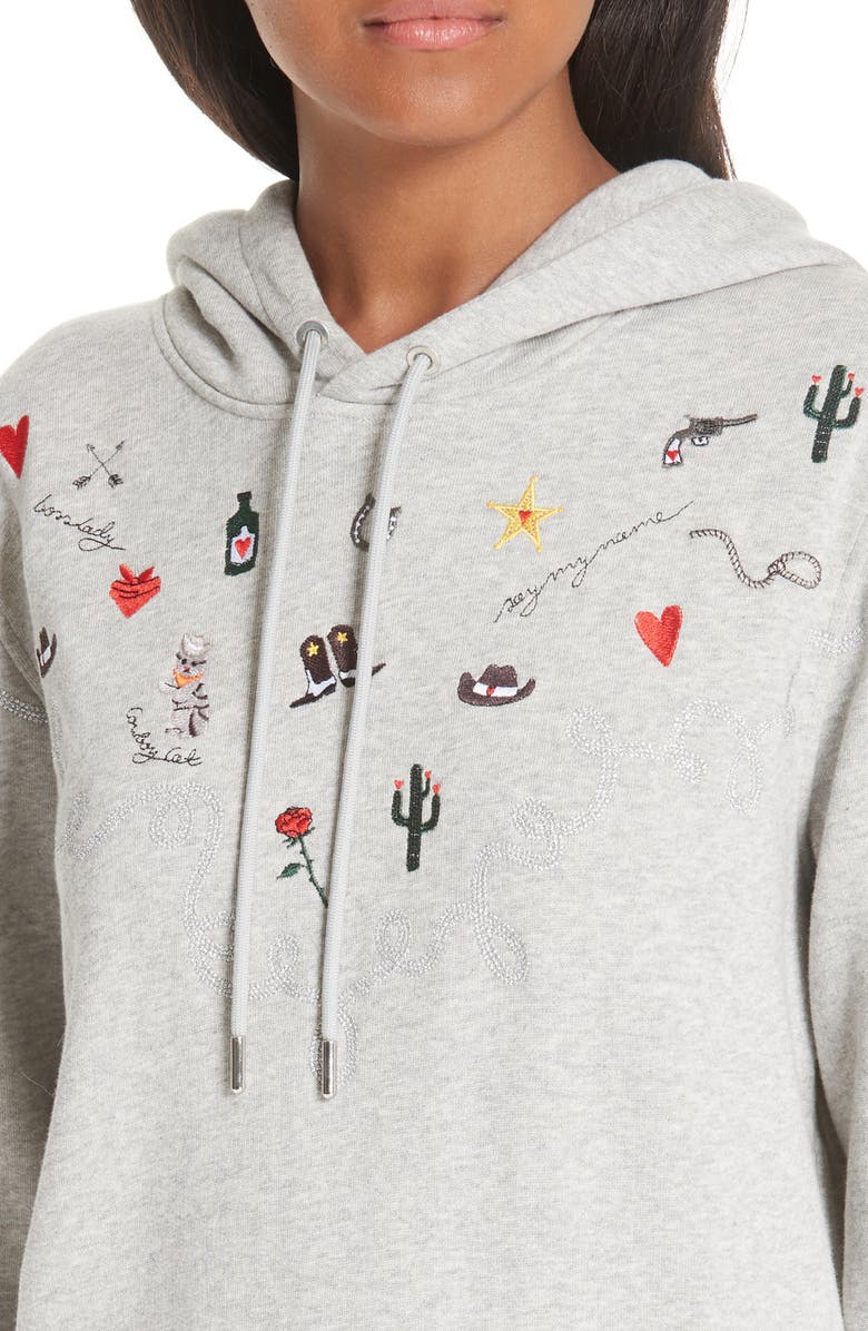 Ganni Isoli Hoodie, Alternate, color,