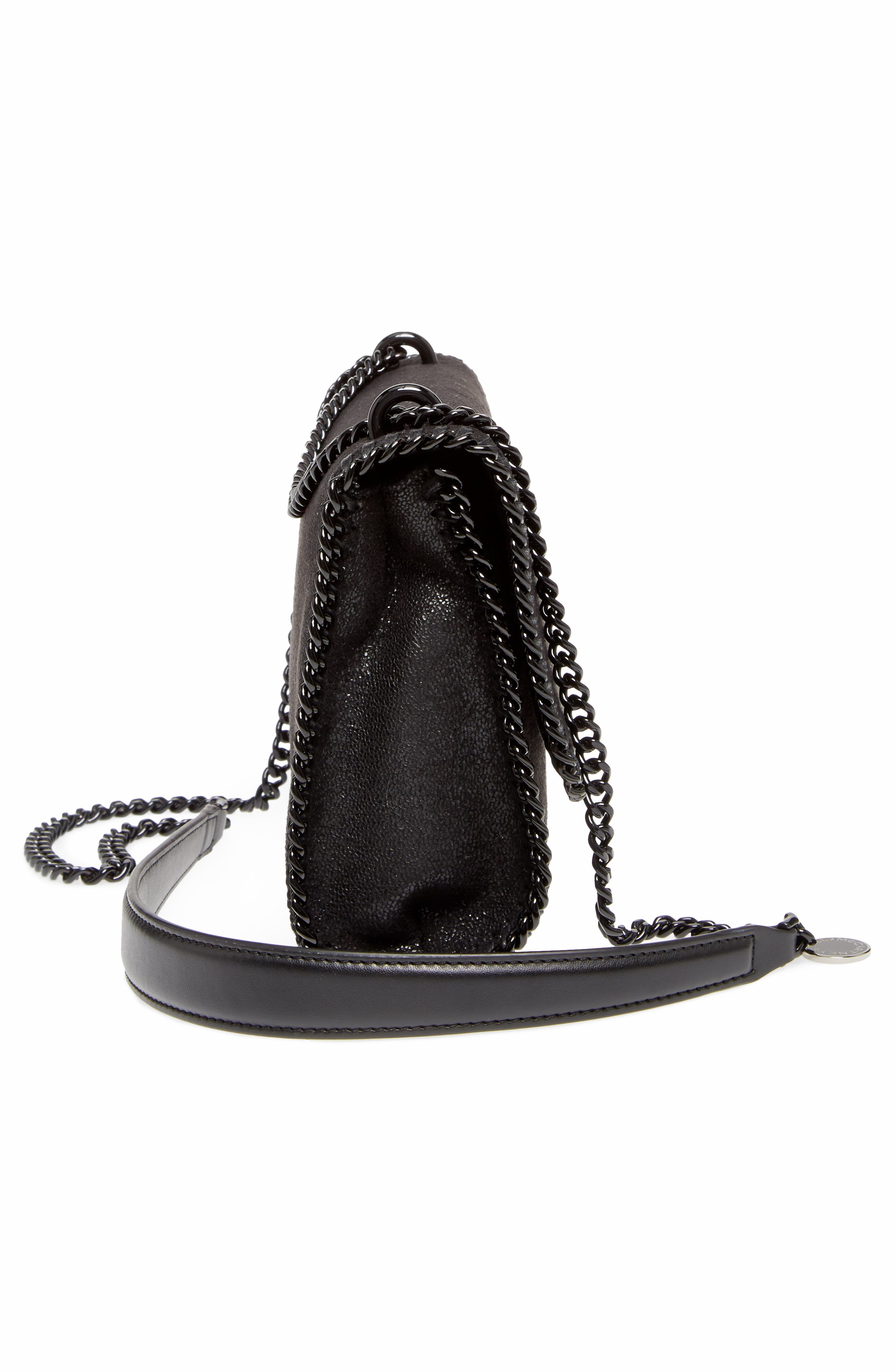 Stella McCartney Falabella Shaggy Deer Faux Leather Shoulder Bag, Alternate, color, 