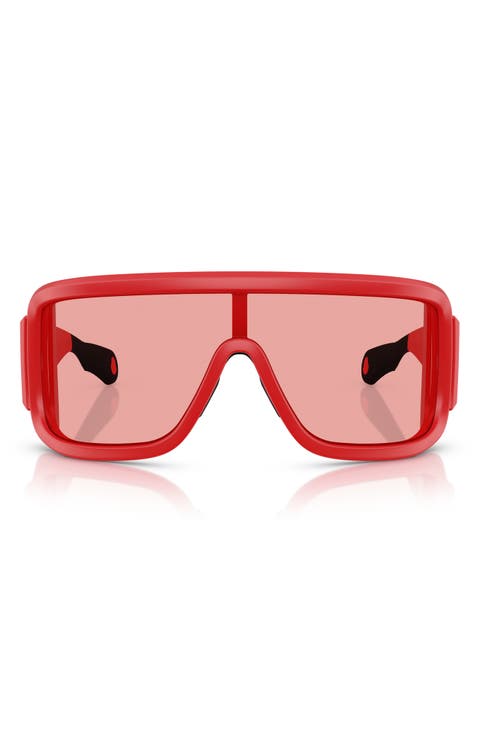 142mm Rectangular Shield Sunglasses