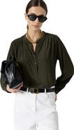 GERARD DAREL Cyndie Gathered Detail Blouse