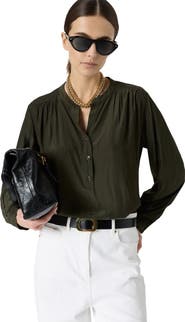 GERARD DAREL Cyndie Gathered Detail Blouse
