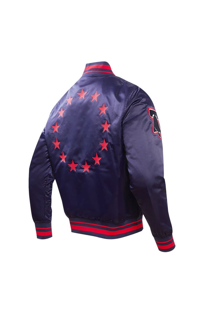 PRO STANDARD Men's Pro Standard Navy Philadelphia 76ers 2023/24 City Edition Satin Full-Snap Jacket, Alternate, color, Navy