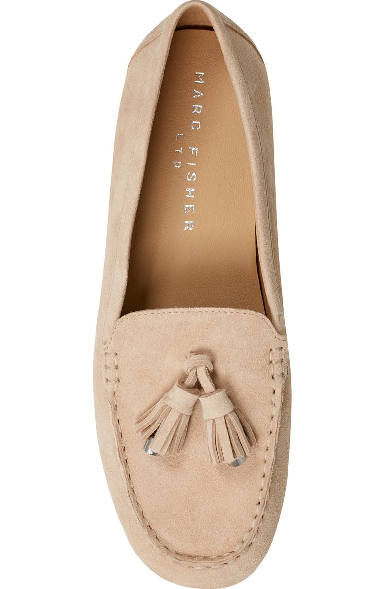 Marc Fisher LTD Layney Driving Loafer, Alternate, color, Light Natural