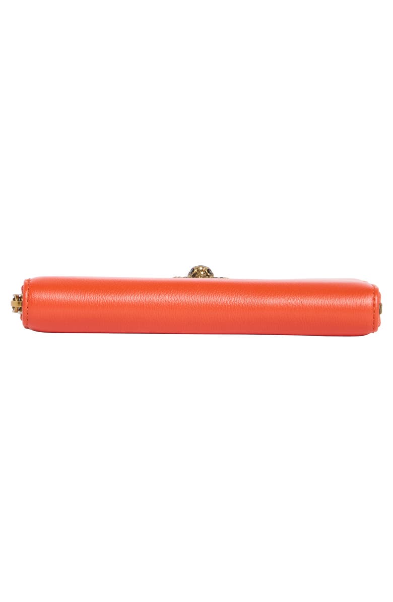 Kurt Geiger London Chelsea Zip Around Leather Wallet, Alternate, color, Orange