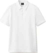 MANGO Slim Fit Stretch Cotton Blend Piqué Polo