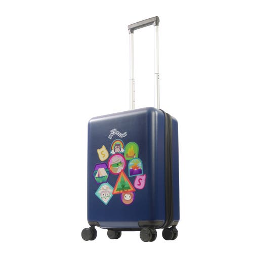 Ful Squishmallows 22.5 Patch Hardside Carry-on Spinner In Blue