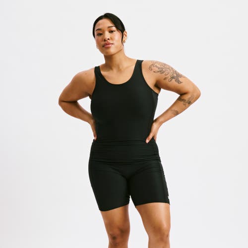Tomboyx 6-inch Reversible Sleeveless Swim Unisuit In Multi