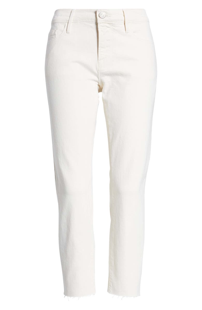 FRAME Le Garcon Raw Hem Boyfriend Jeans, Alternate, color, Au Natural Grind