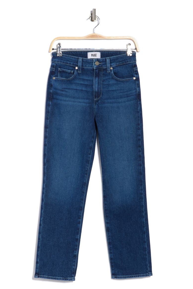 Sarah High Waist Ankle Straight Leg Jeans, Alternate, color, RUE