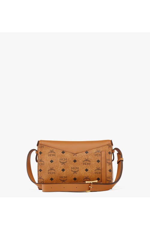 Mcm Diamant 3d Shoulder Bag In Brown