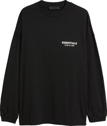 ★24SS★FOG ESSENTIALS Heavy Jersey Longsleeve T-shirt Fear of God Essentials Heavy Jersey Long-Sleeve T-shirt