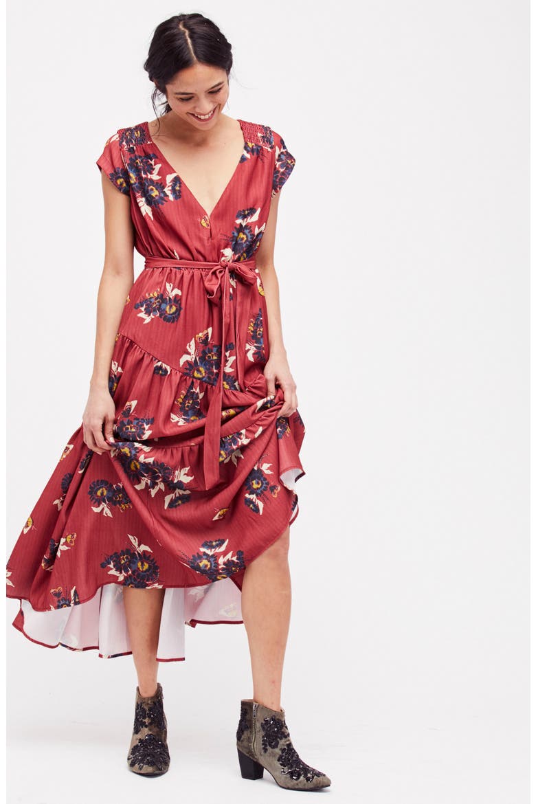 All I Got Maxi Dress, Alternate, color, RED COMBO
