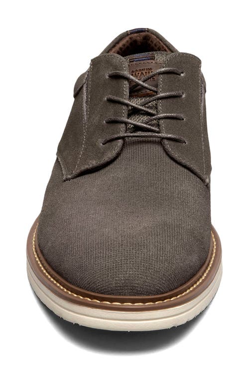 Nunn Bush Griff Plain Toe Derby In Gunmetal