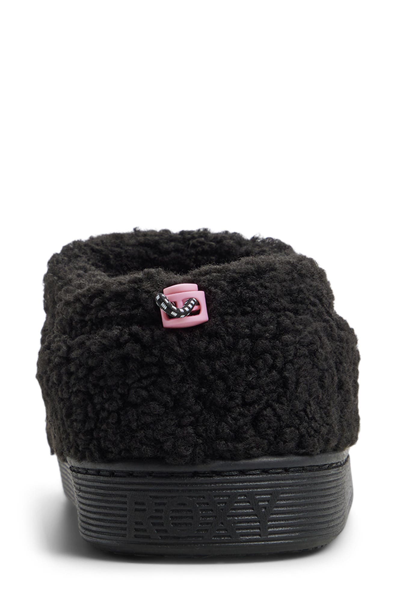 Roxy Colorado Faux Shearling Slipper, Alternate, color, Black