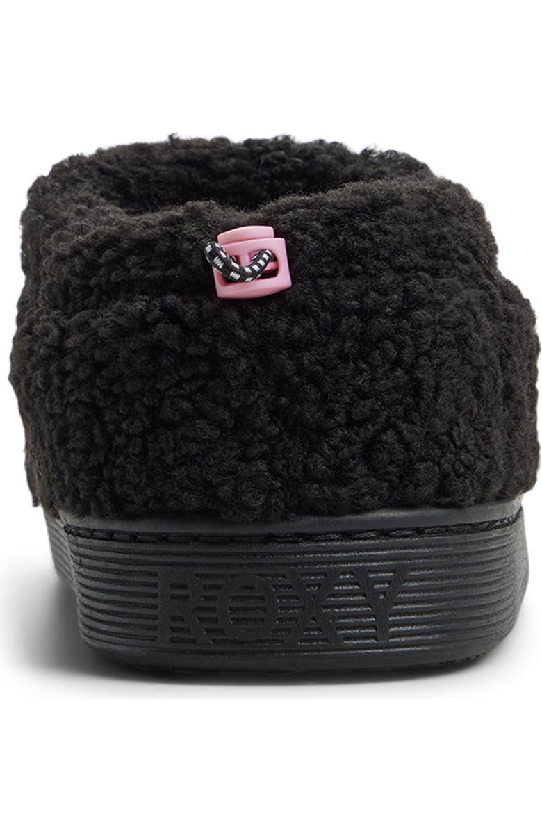 Roxy Colorado Faux Shearling Slipper, Alternate, color, Black