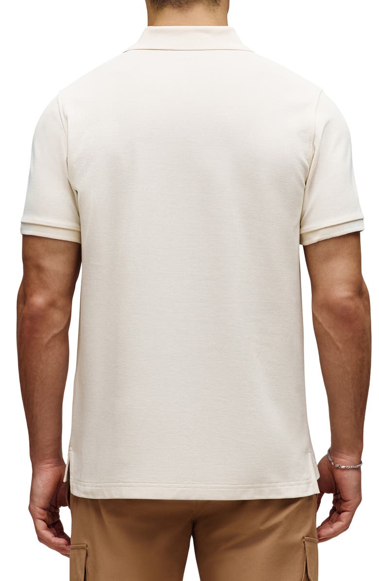 Psycho Bunny Pima Cotton Piqué Polo, Alternate, color, White Cap Gray