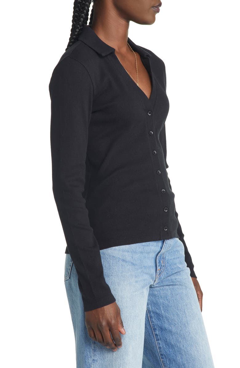 Treasure & Bond Button Front Knit Top, Alternate, color,