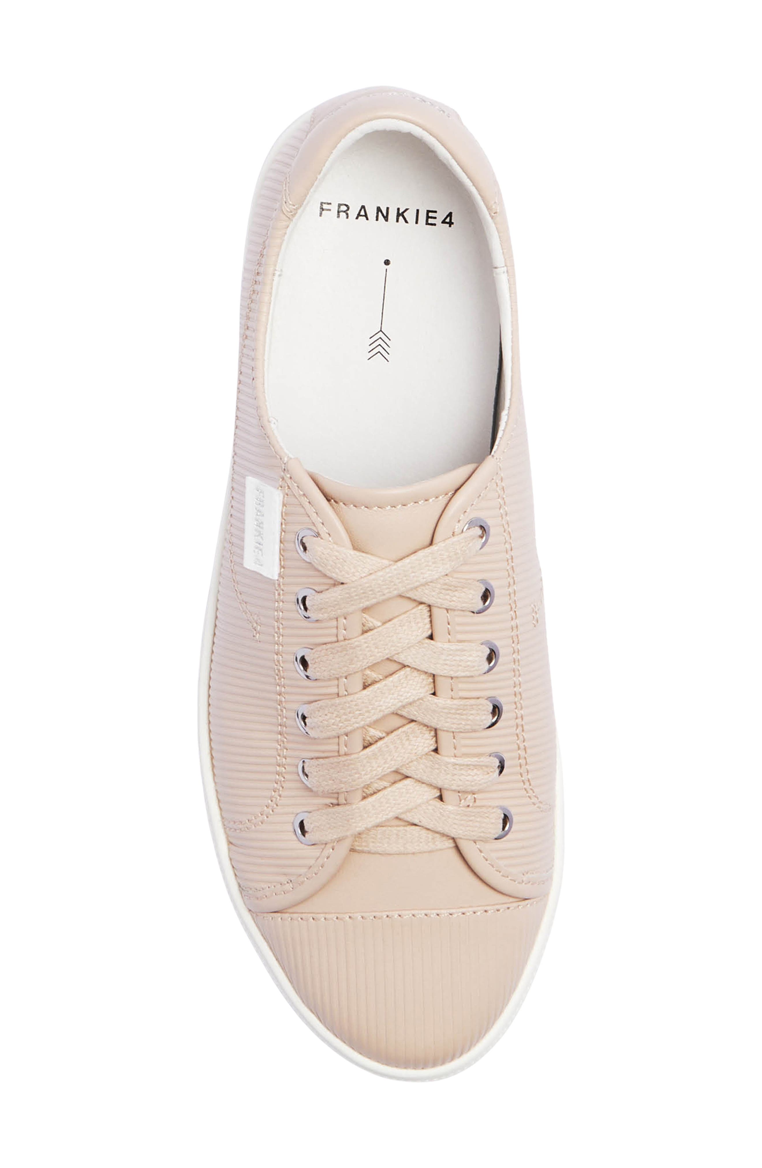 Nat III Cap Toe Sneaker, Alternate, color, LIGHT BLUSH EMBOSS