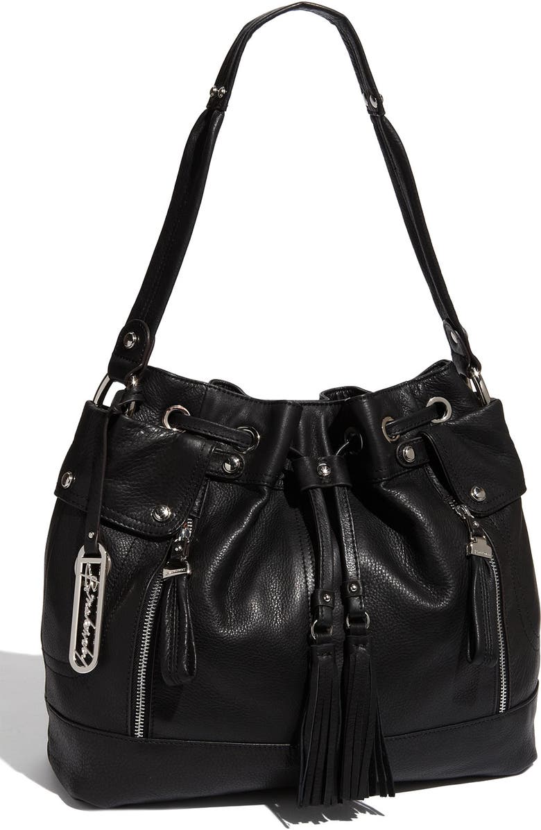 B. Makowsky 'Sadie' Drawstring Shoulder Bag, Main, color,