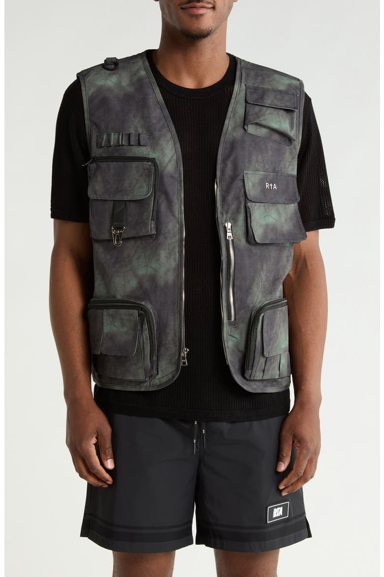 Ibra Utility Vest, Main, color, GREEN MARBLE