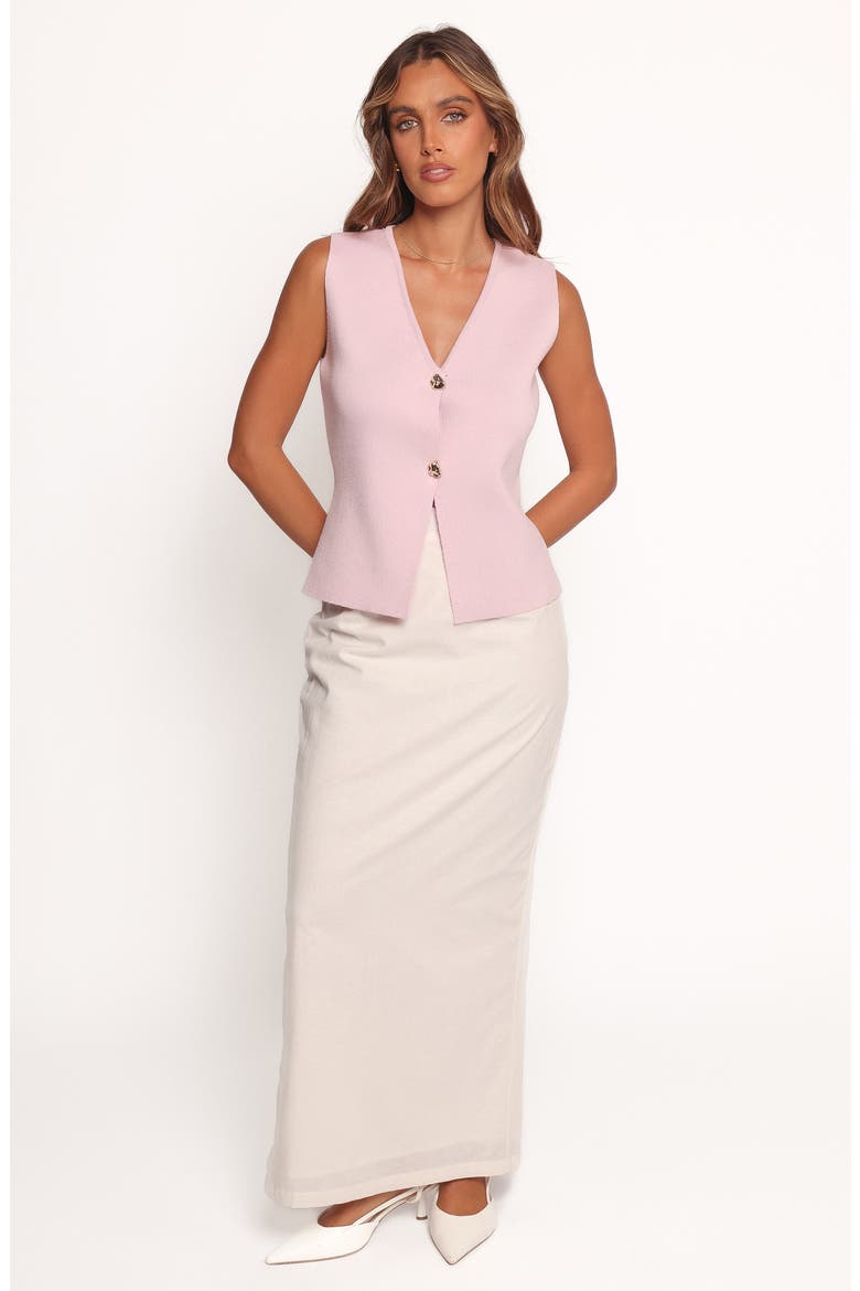 Everlee Knit Vest, Alternate, color, PINK