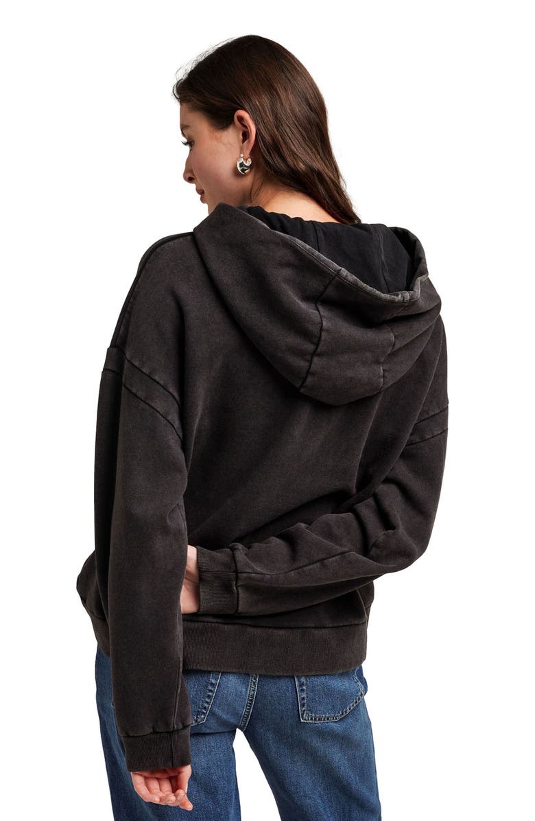 Richer Poorer Women's Recycled Fleece Hoodie, Alternate, color, Mineral Black