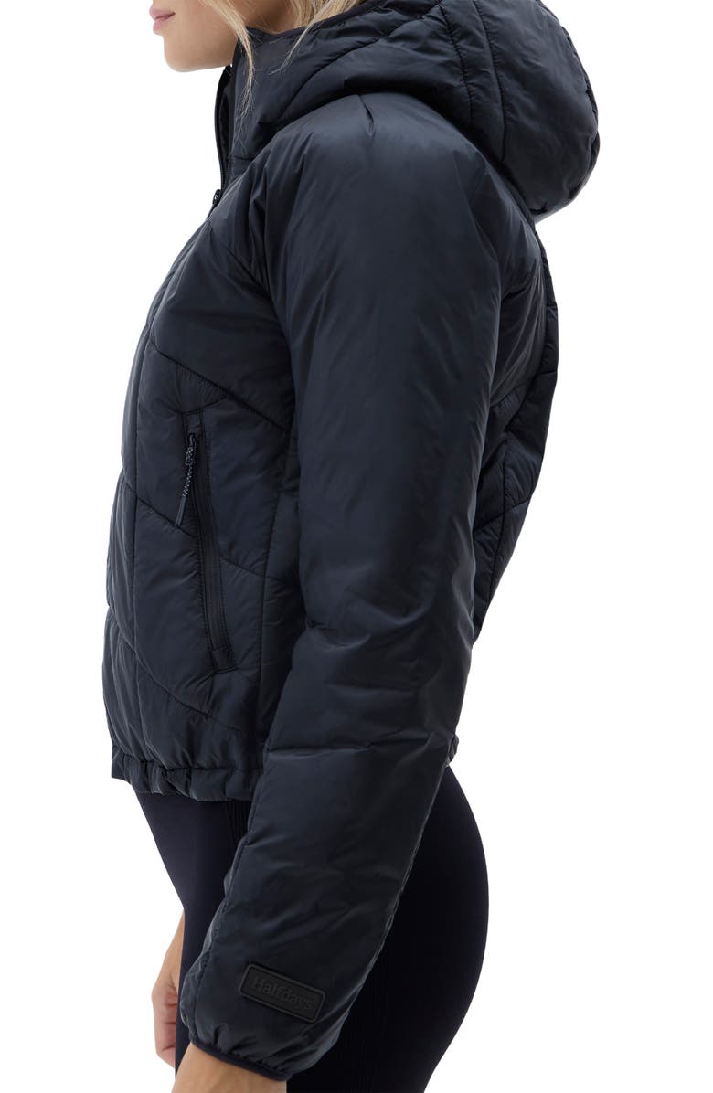 Halfdays Claude Water Repellent Quilted Puffer Jacket, Alternate, color, Black