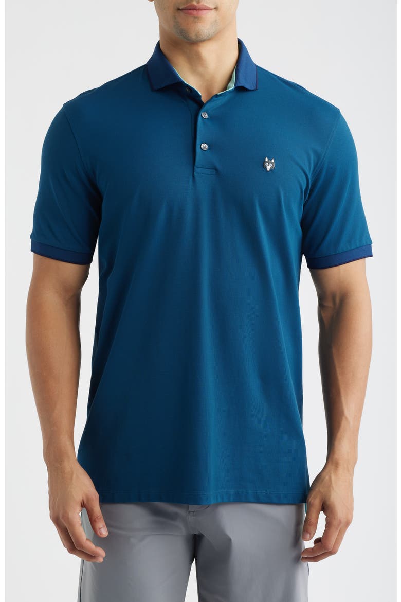 Crowley Icon Piqué Performance Golf Polo, Main, color, GROVE