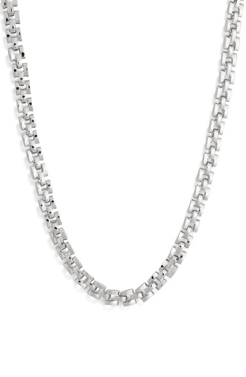 Watchband Chain Necklace