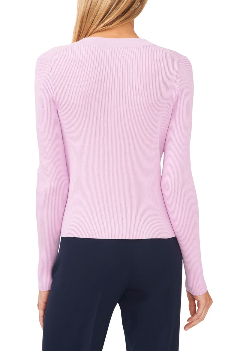 Rib Cardigan, Alternate, color, ORCHID BLOOM