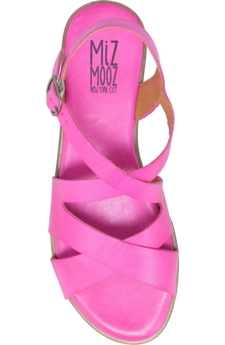 Miz Mooz Lilium Ankle Strap Sandal, Alternate, color, Fuchsia