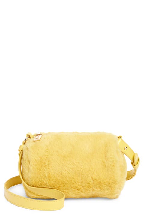 Kids' Faux Fur Barrel Bag