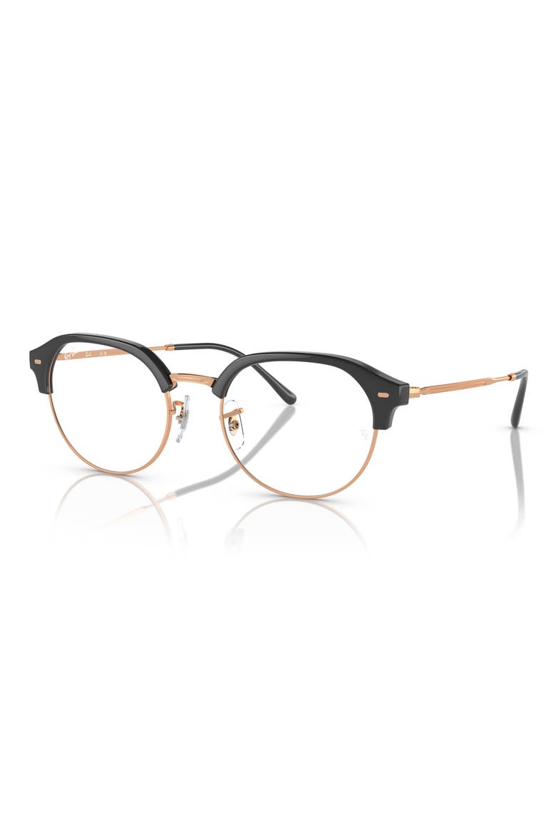 RX7229 53mm Irregular Optical Glasses, Alternate, color, GREY