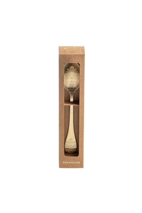 Dume Patterned Stainless Steel Dinner Spoon Set of 4