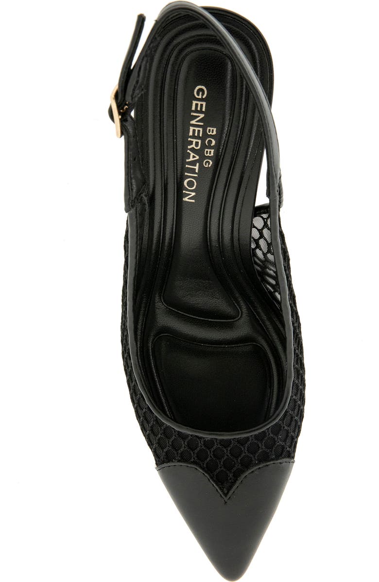 BCBGeneration Bridget Pointed Toe Slingback Pump, Alternate, color, Black