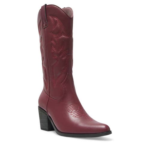 CLAYTON Pointed Toe Western Boot