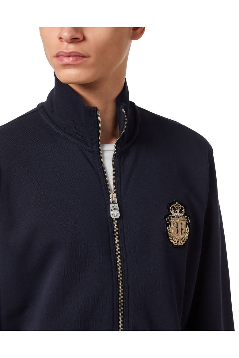 Tracksuit Jacket Ls Crest Men, Alternate, color, navy