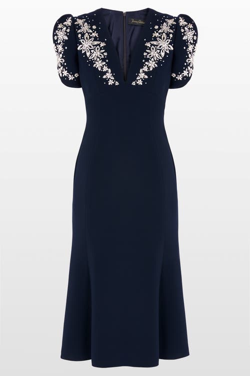 Jenny Packham Rosina Cocktail Dress In Multi