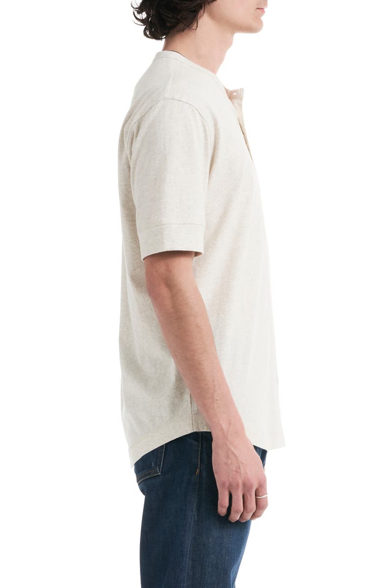 BUCK MASON Short Sleeve Curve Hem Henley, Alternate, color, 