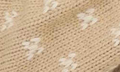 Blu Pepper Knit Collar Cardigan In Brown