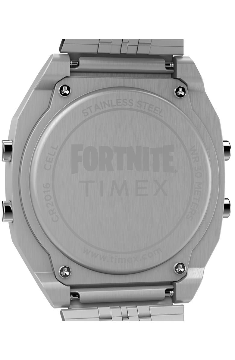 Timex<sup>®</sup> x Fortnite<sup>®</sup> T80 Digital Bracelet Watch, 36mm, Alternate, color, Digital