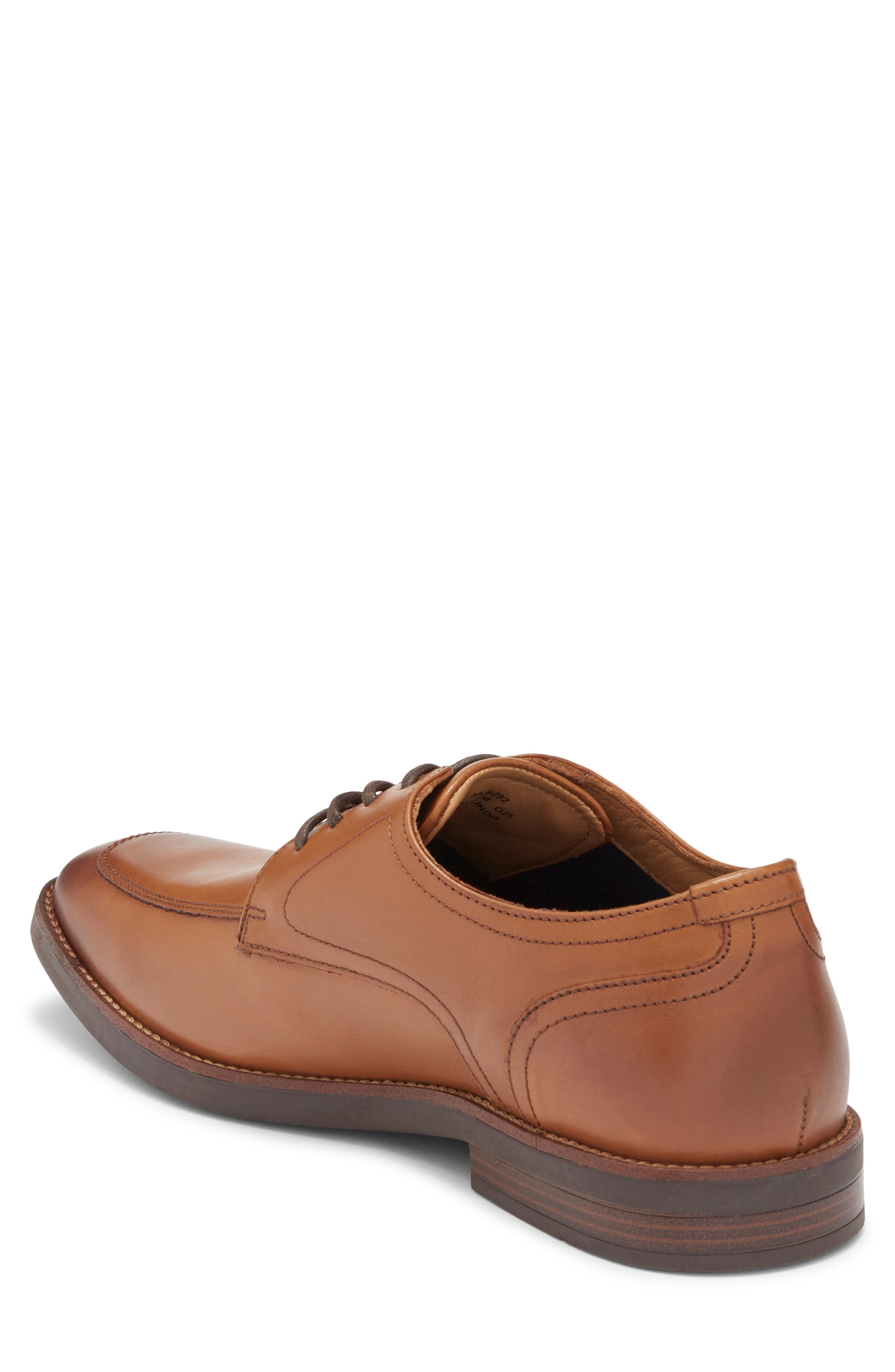 Johnston & Murphy Borland Apron Toe Derby, Alternate, color, Tan