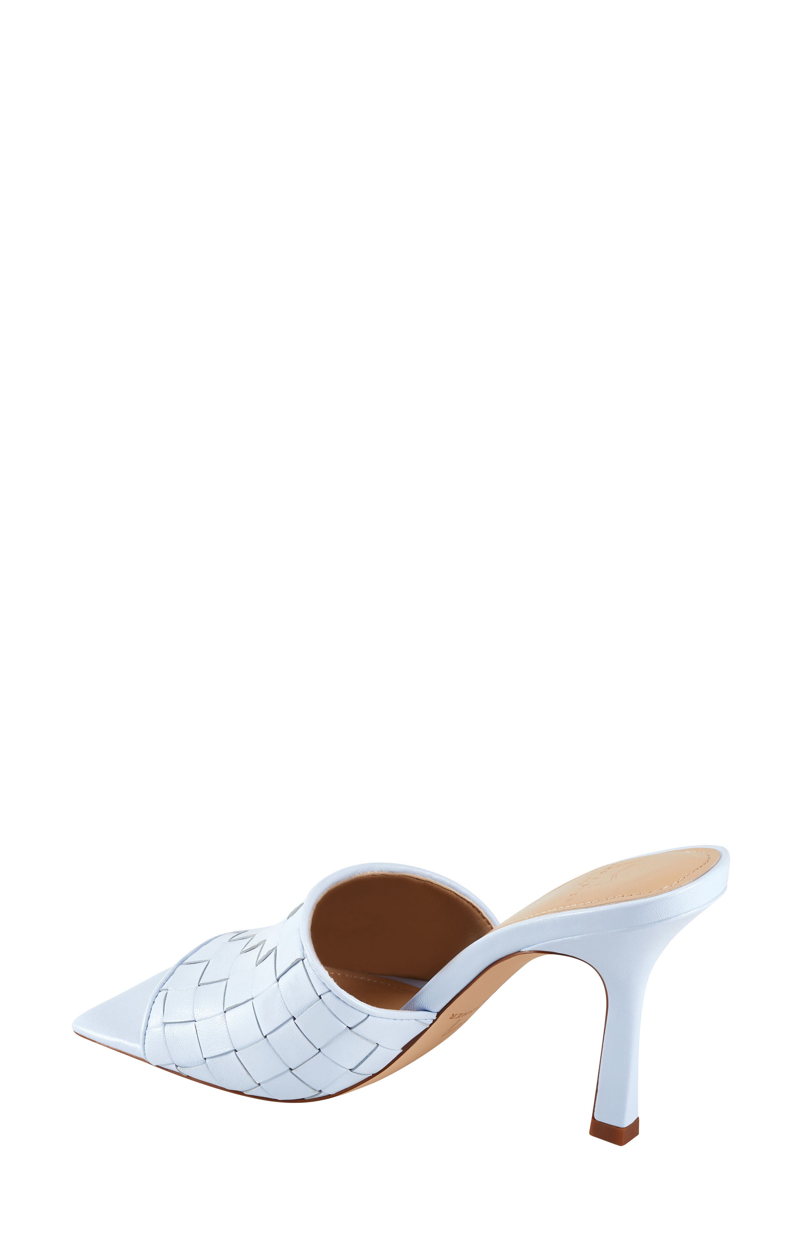 Dara Slide Sandal, Alternate, color, PALE BLUE LEATHER