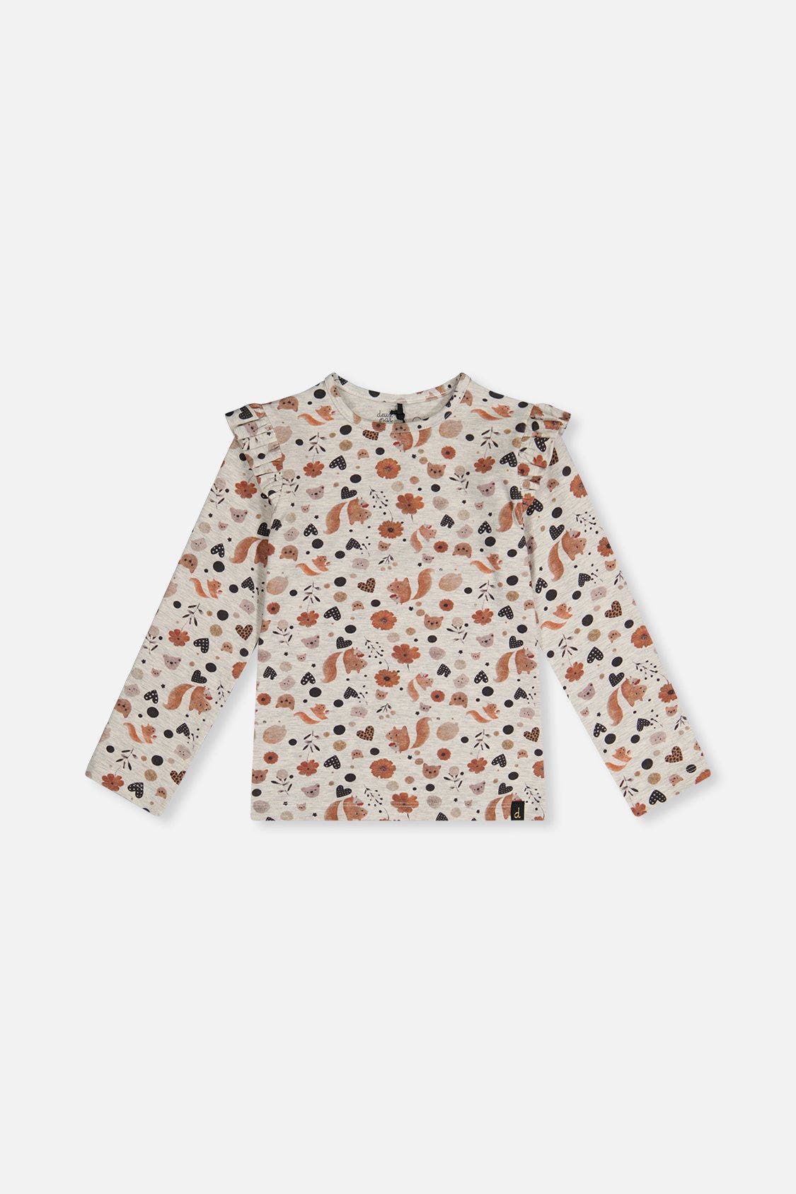 selected Beige with Squirrel Print