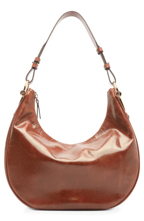 Cora Large Leather Hobo