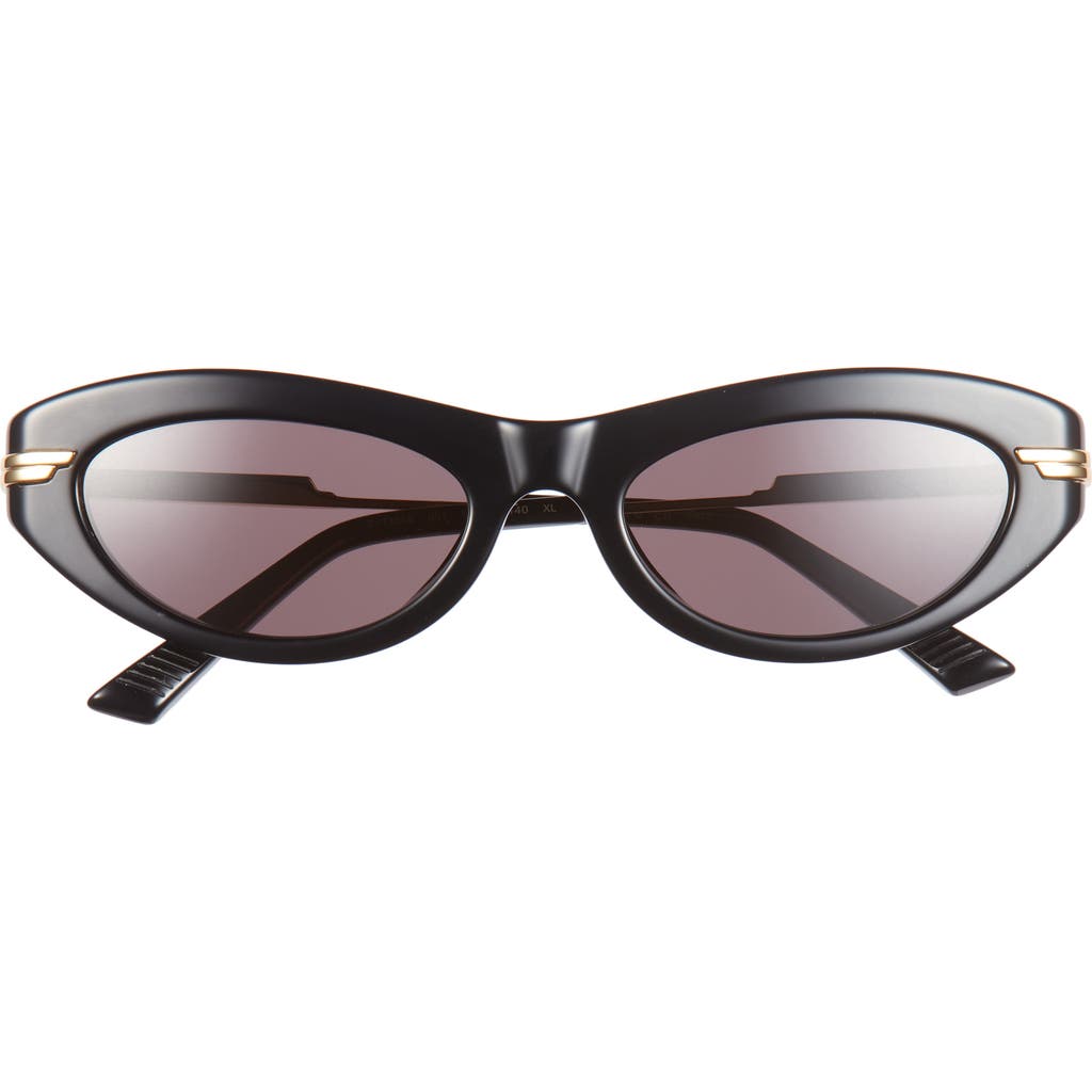 Bottega Veneta 53mm Cat Eye Sunglasses In Black