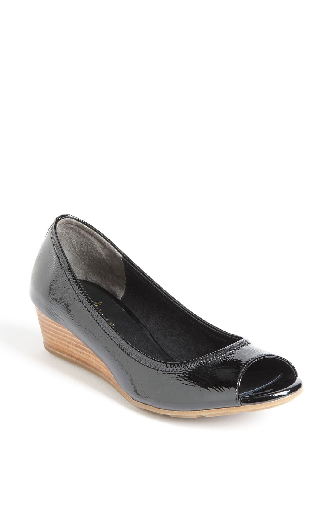 'Air Tali' Wedge, Main, color, BLACK PATENT