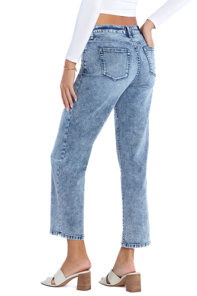 Ankle Straight Leg Jeans, Alternate, color, CRESCENT MOON BLUE