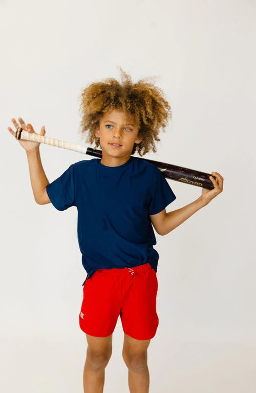 Courtside Kids Boys Practice Tee Shirt In Navy